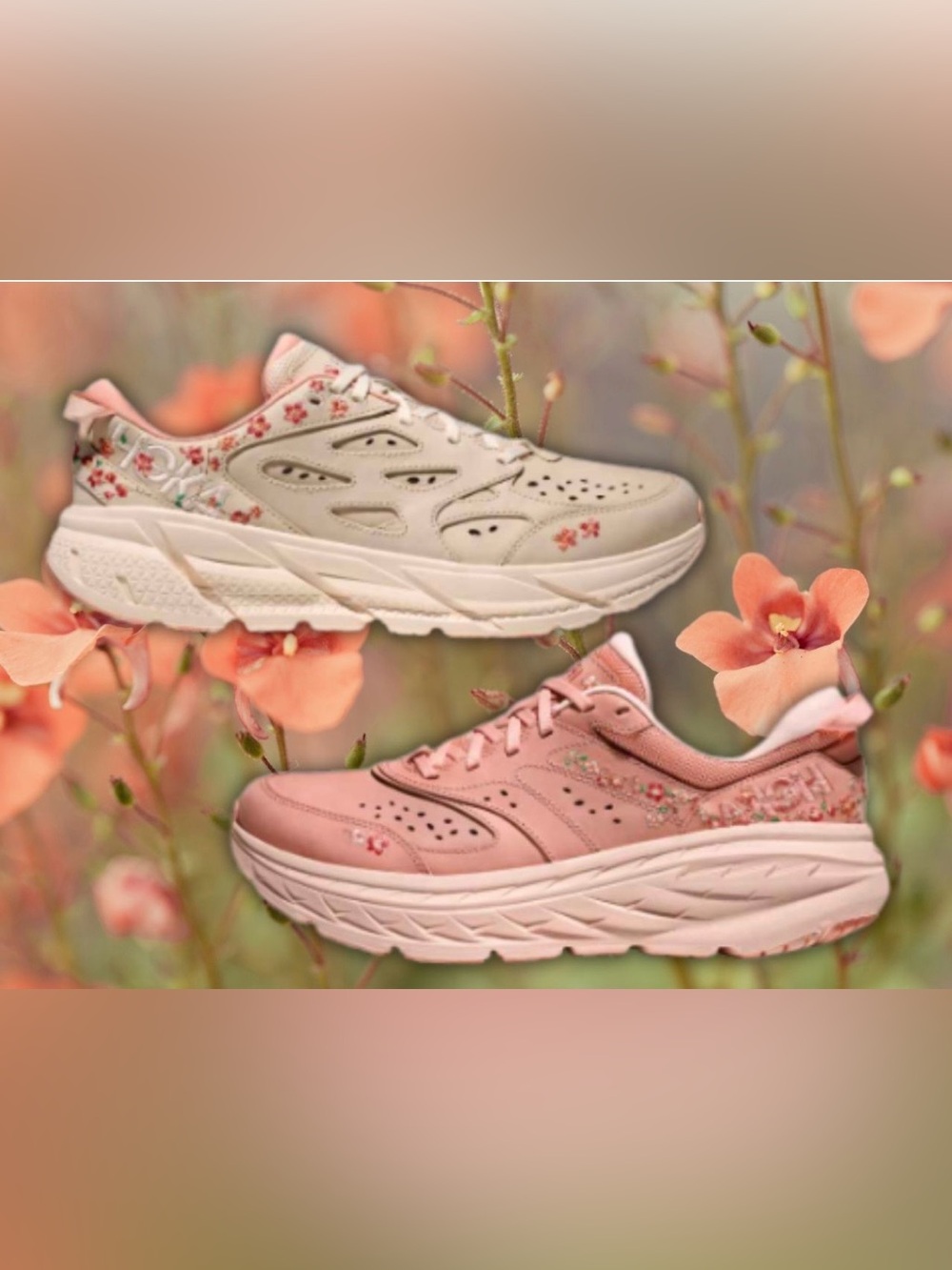 HOKA Vibrant Bloom Bondi L women size 9 preowned - Picture 3 of 16